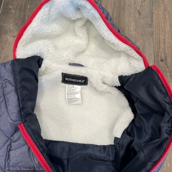 Rothschild Baby Boys/girls Denim Like Quilt Pram Navy 3-6 months NWOT. - Picture 3 of 5